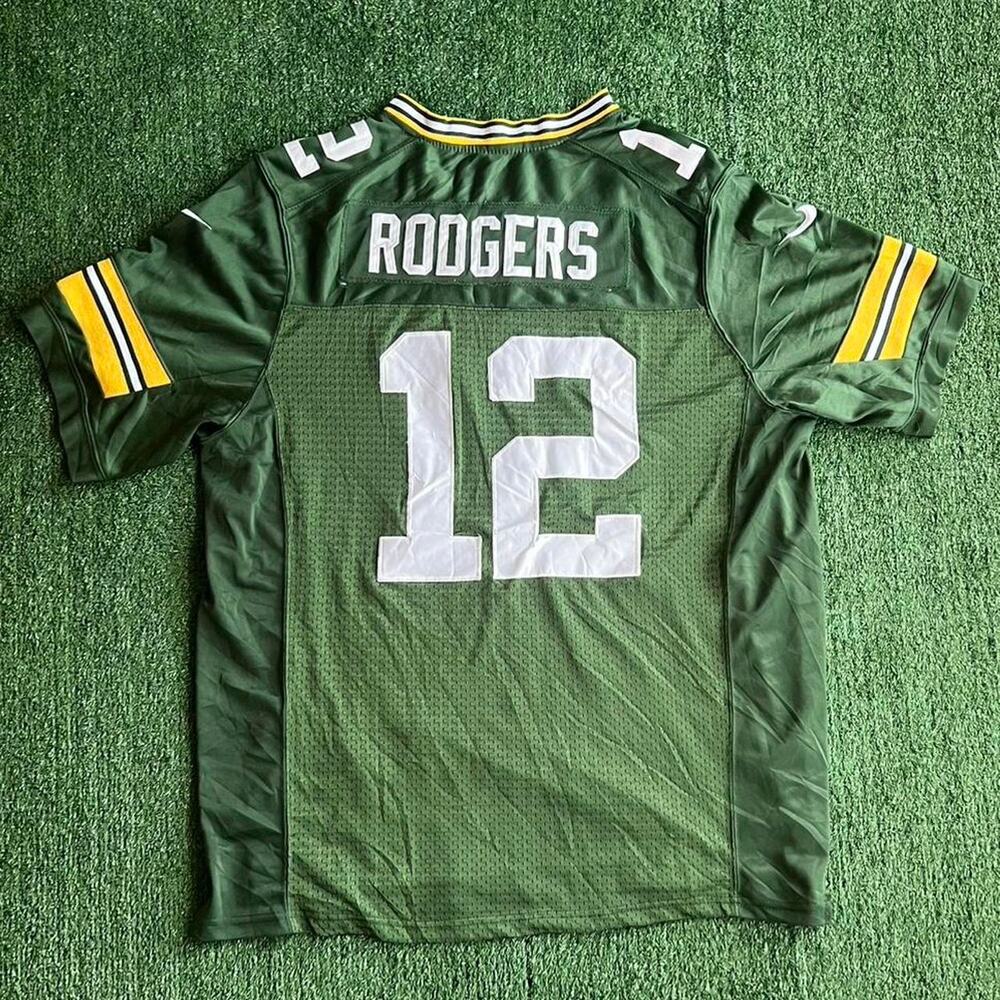 Green Bay Packers Aaron Rodgers Nike Jersey Size 48
